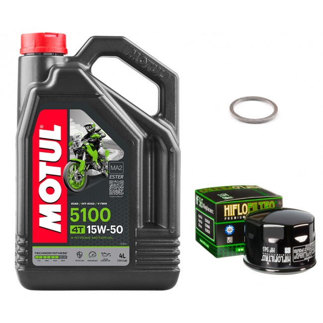 Pack Vidange Aprilia Caponord 1200 - Motul 5100