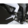 Tampon de protection R&G RACING Aero noir Kawasaki ZX-6R/ZX636-R