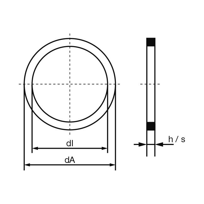 Joint de vidange alu 29x24x2 - Type Ducati