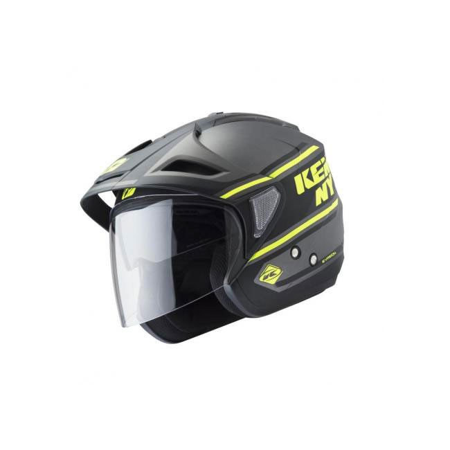 Casque Kenny Evasion black/ neon yellow