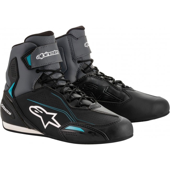 Basket Alpinestars stella faster-3 noir gris ocean