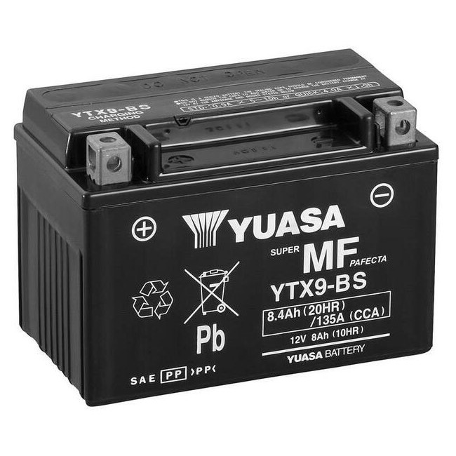 Batterie YUASA YTX9-BS sans entretien