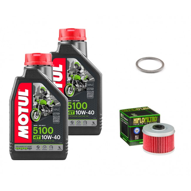 Pack Vidange Honda XL 125 Varadero - Motul 5100