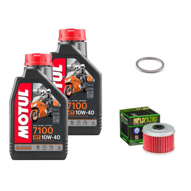 Pack Vidange Honda XL 125 Varadero - Motul 7100