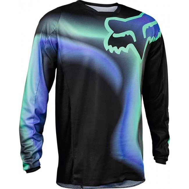 Maillot Fox 180 Toxsyk noir/ vert/ violet