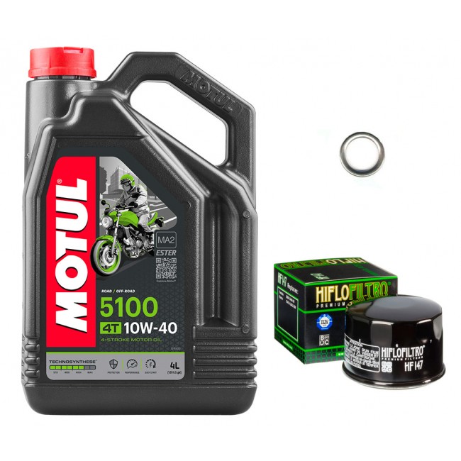 Pack Vidange Yamaha Fazer 600 1998 à 2003 - Motul 5100