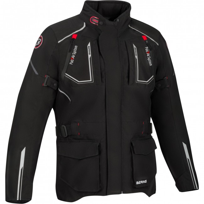 Veste Béring Cobalt Noir/Rouge