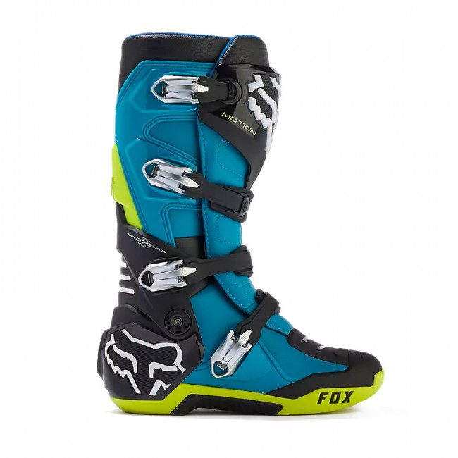 Bottes FOX Motion Bleu et Jaune