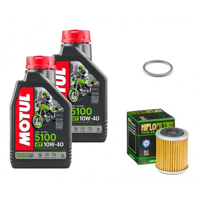 Pack Vidange Yamaha TT-R 250 - MOTUL 5100