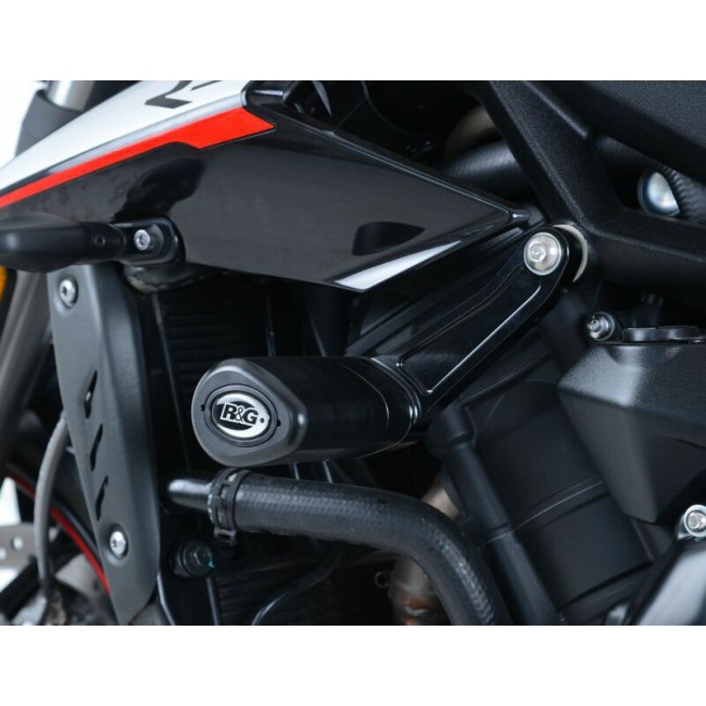 Tampons de protection R&G RACING Aero noir Triumph Street Triple