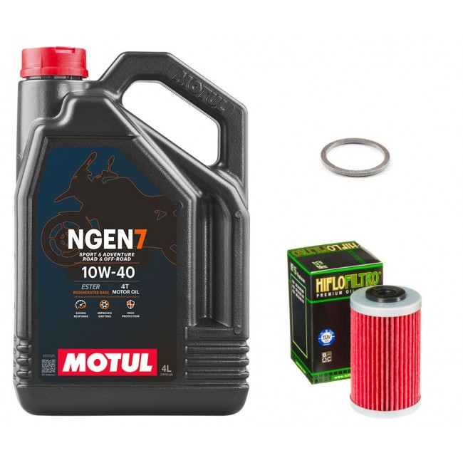 Pack Vidange KTM Duke 125 - MOTUL NGEN 7