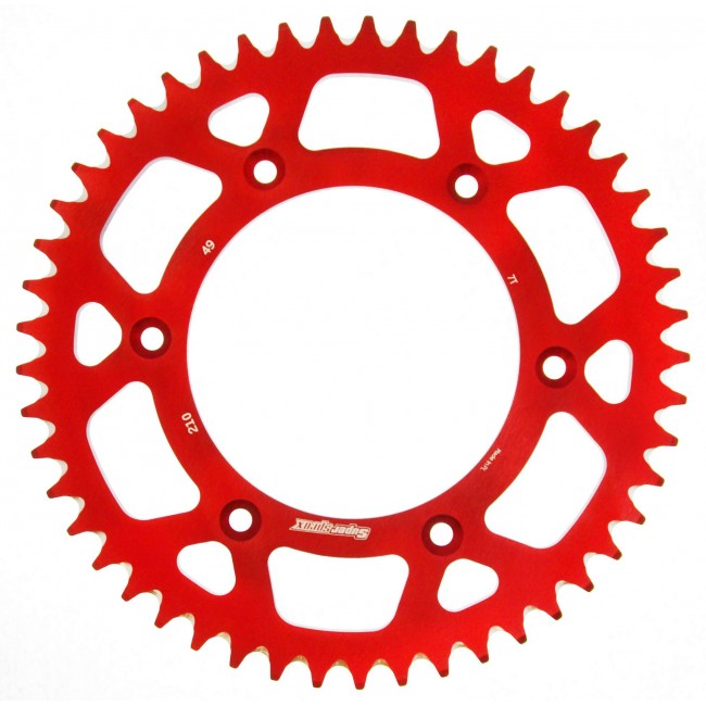 Couronne RST-210 Alu Supersprox Rouge - 49