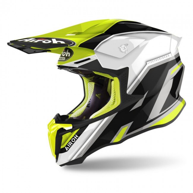 Casque Airoh Twist 2.0 Shaken Jaune