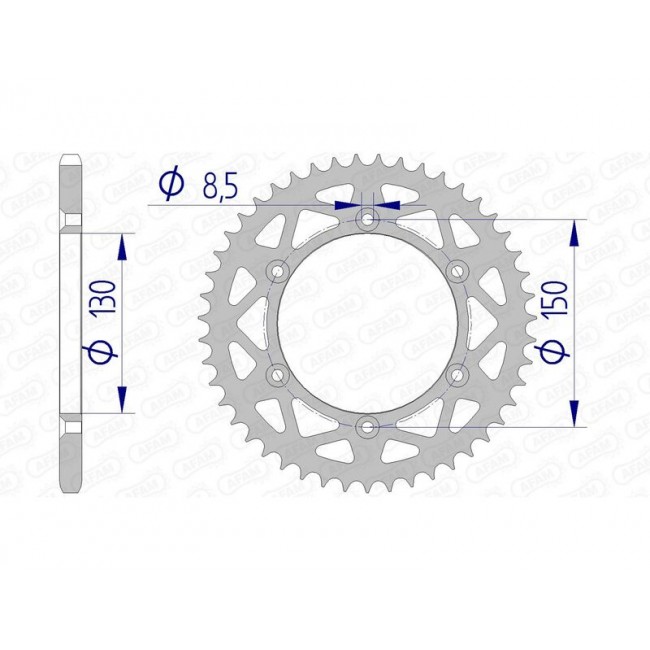 Couronne AFAM 13323-520 Alu - 47