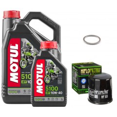 Pack Vidange Kawasaki ZZR 1400 - Motul 5100