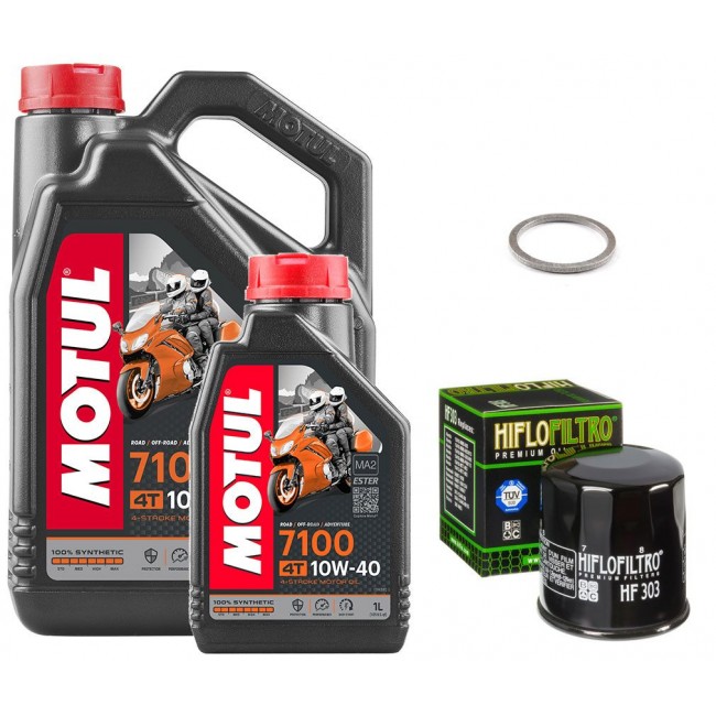 Pack Vidange Kawasaki GTR1400 - Motul 7100