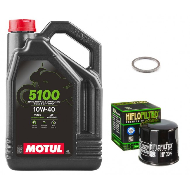 Pack Vidange Kawasaki ZX12R 2000 à 2005 - Motul 5100