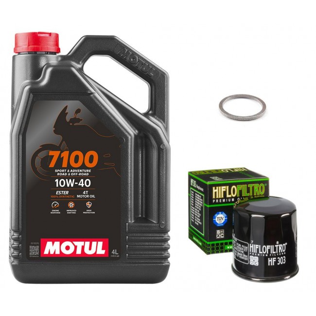 Pack Vidange Kawasaki KLE650 Versys - Motul 7100