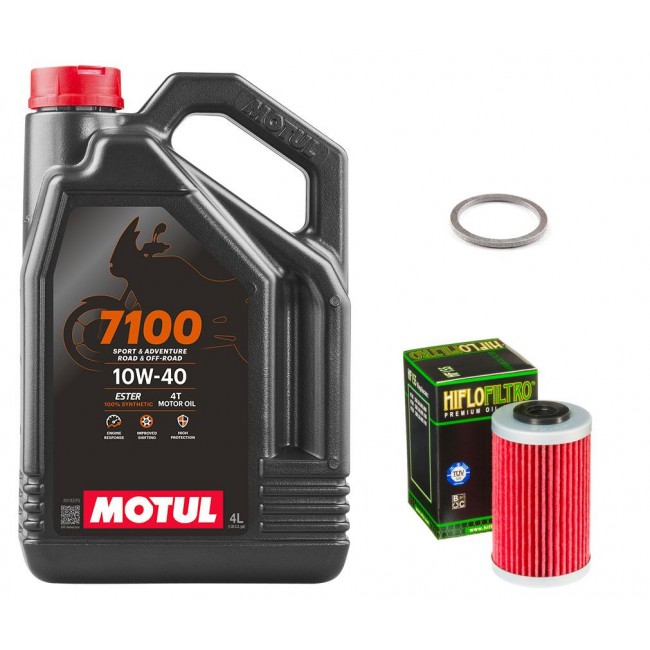 Pack Vidange KTM Duke 200 - Motul 7100