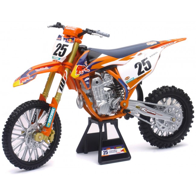 Maquette KTM 450 SX-F Red Bull M.Musquin Echelle 1/6