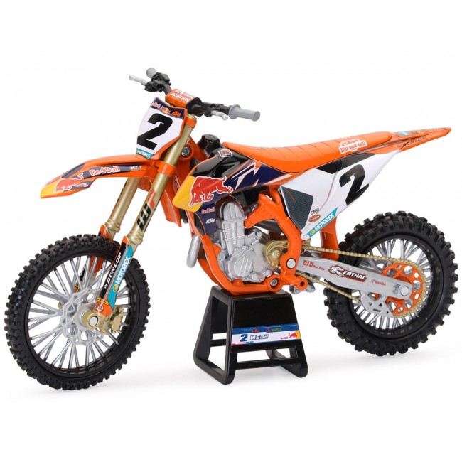 Maquette KTM 450 SX-F Red Bull C.Webb Echelle 1/6