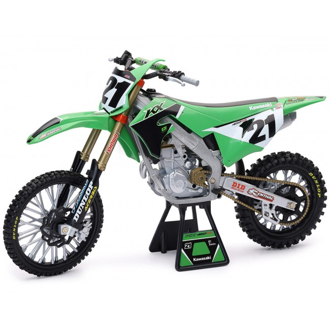 Maquette Kawasaki 450 KX J.Anderson Echelle 1/6