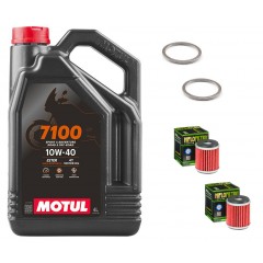 Pack Vidange Yamaha YFZ450 / YFZ450R - MOTUL 7100