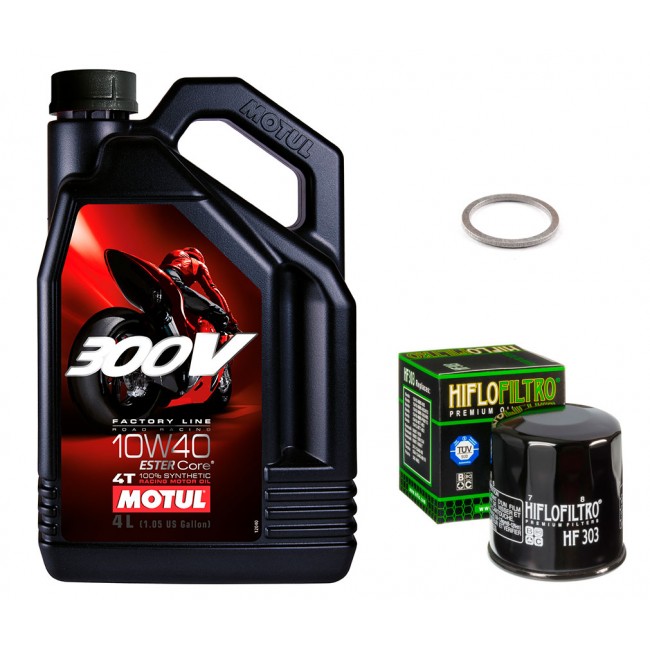 Pack Vidange Honda CBF500 2004 à 2008 - Motul 300V