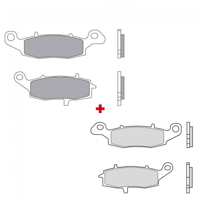 Pack Plaquette Avant Brembo Kawasaki Z750