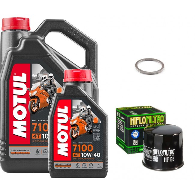 Pack Vidange Suzuki GSX 1400 2001 à 2007 - MOTUL 7100