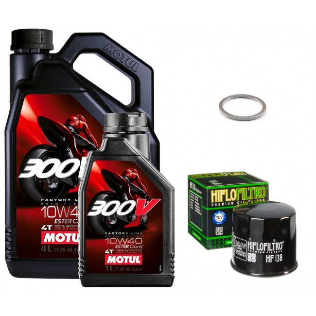 Pack Vidange Suzuki GSX 1400 2001 à 2007 - MOTUL 300V