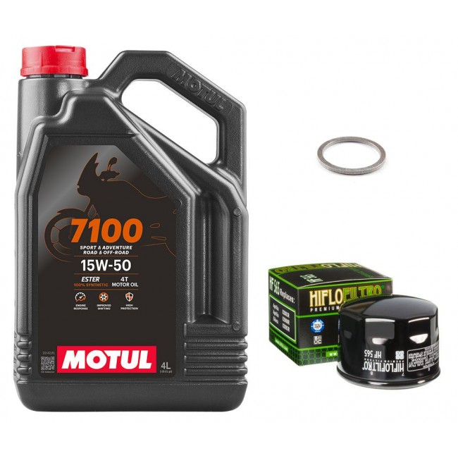 Pack Vidange Aprilia Caponord 1200 - Motul 7100