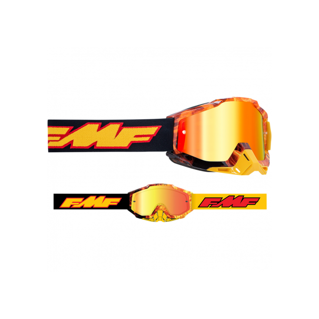 Lunettes FMF PowerBomb Spark Miroir Rouge