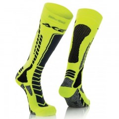 Chaussettes Acerbis MX Pro Noir/Jaune Fluo