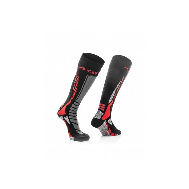 CHAUSSETTES ACERBIS MX PRO NOIR/ROUGE