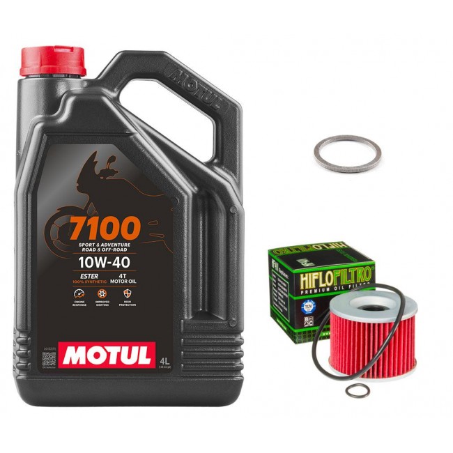 Pack Vidange Kawasaki GPZ550 - Motul 7100