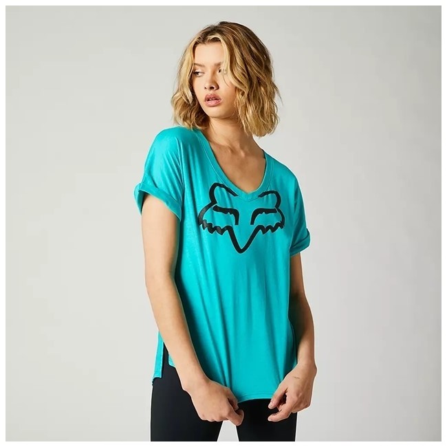 T-shirt femme Fox bleu