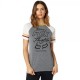 T-shirt Fox femme gris