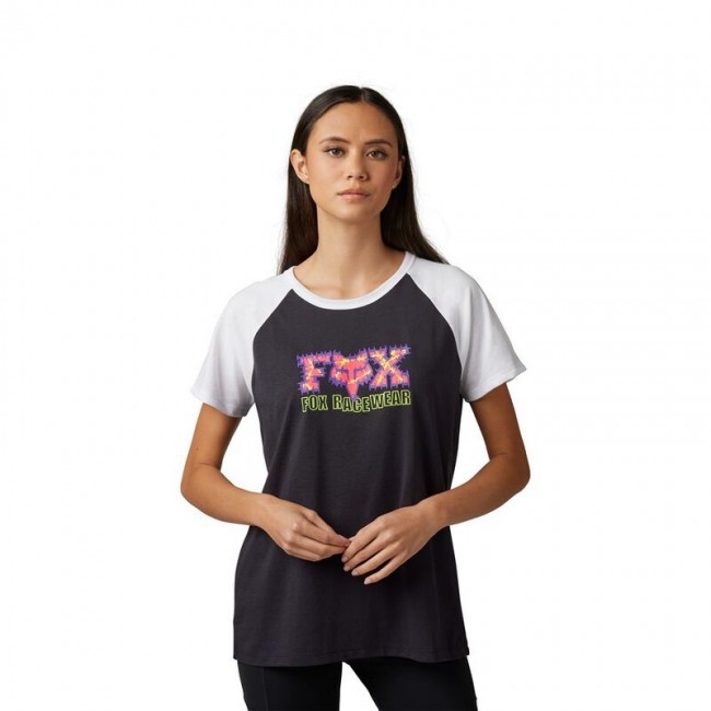 T-shirt Femme Fox Barb Wire Raglan