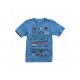 T-shirts à manches courtes Fox Racing Edify pour enfants- Bleu