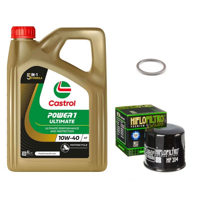 Pack Vidange Yamaha XSR 700 - Castrol Power 1 Ultimate