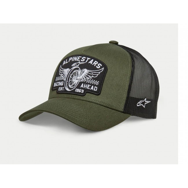 Casquette de camionneur Heritage Patch Vert Alpinestars