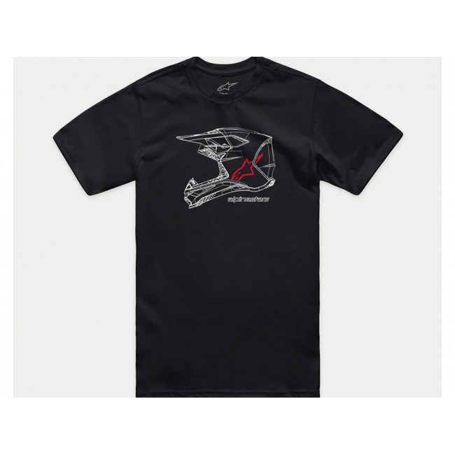 T-shirt Alpinestars Casque MX CSF Tee