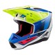 Casque Cross Alpinestars S-M5 SAIL HELMET Jaune Fluo Bleu Argent