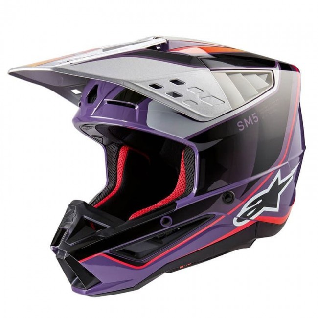 CASQUE ALPINESTARS S-M5 SAIL Violet