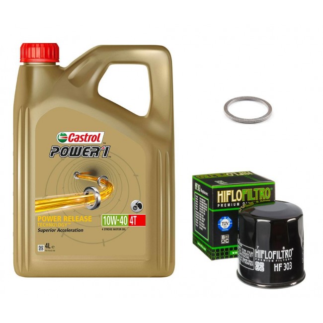 Pack Vidange Kawasaki Z750 - Castrol Power 1