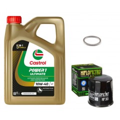 Pack Vidange Kawasaki Z650 - Castrol Power 1 Ultimate