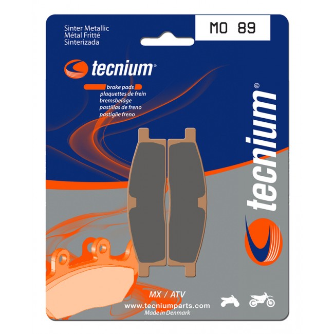 Plaquettes de frein TECNIUM MX/Quad métal fritté - MO89