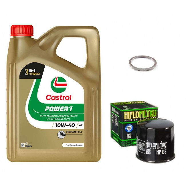 Pack Vidange Suzuki GSR 600 - Castrol Power 1 Ultimate