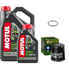 Pack Vidange Yamaha VMAX 1700 2009 à 2020 - Motul 5100